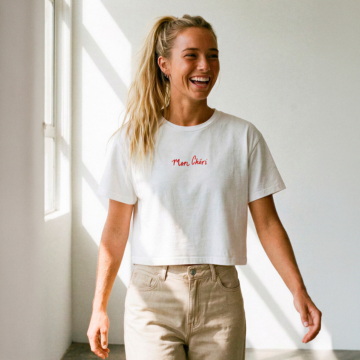 Mon Cheri Cropped Tee