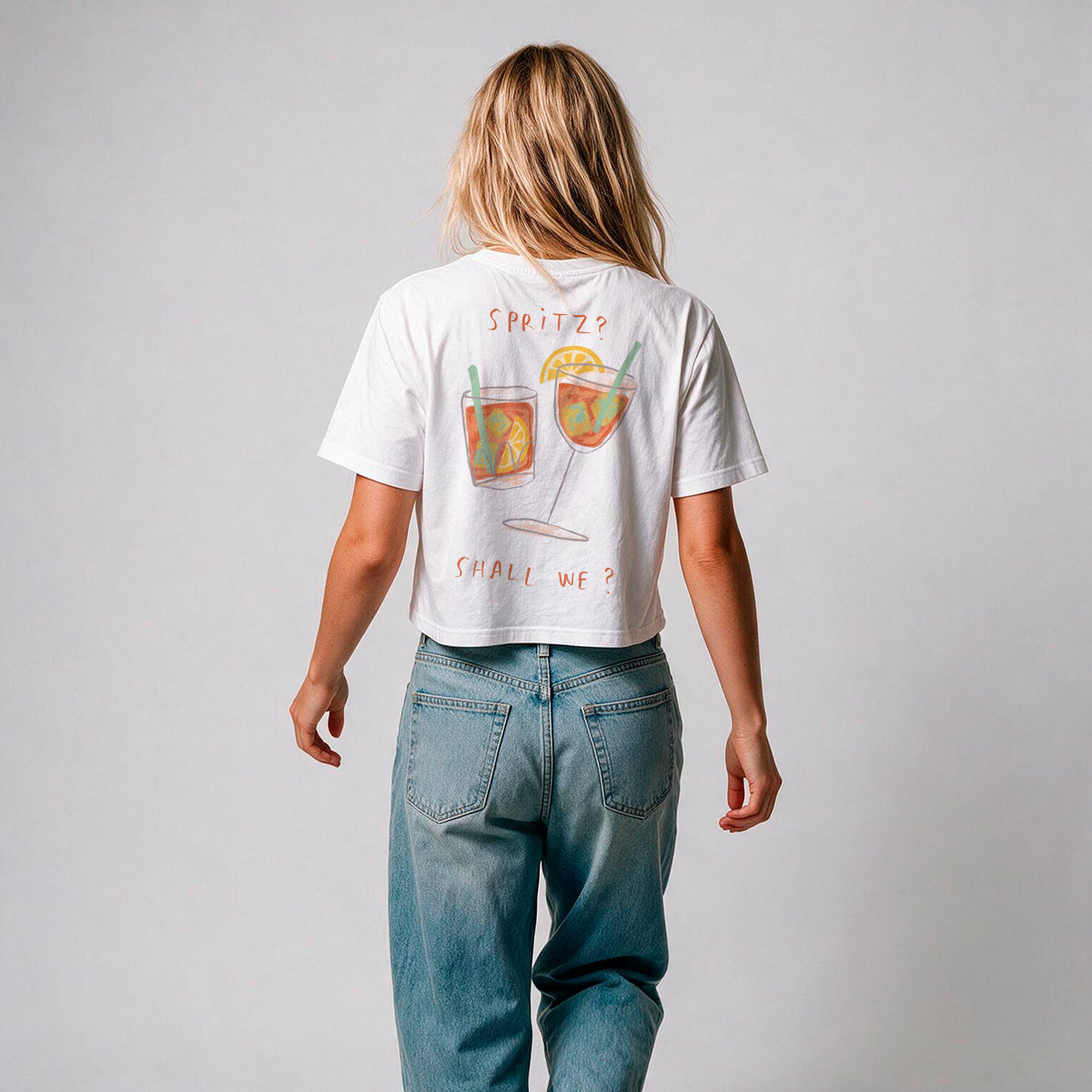 Spritz Shall We Cropped Tee
