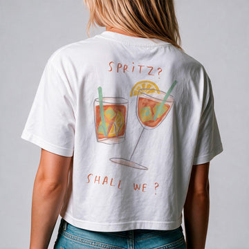 Spritz Shall We Cropped Tee