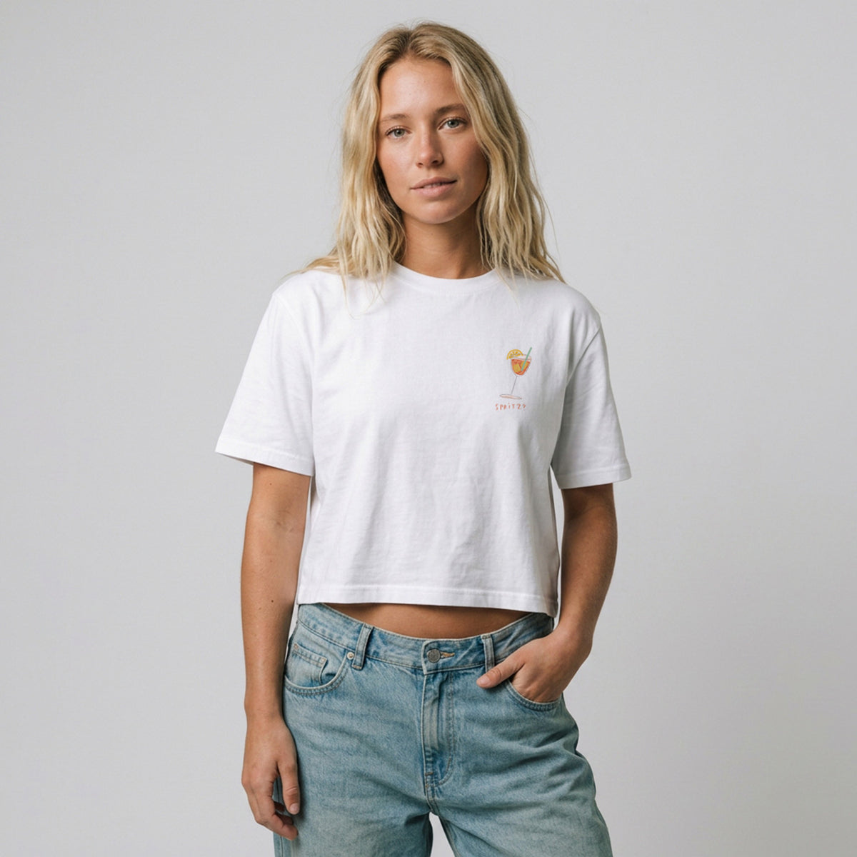 Spritz Shall We Cropped Tee