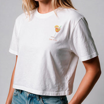 Spritz Shall We Cropped Tee
