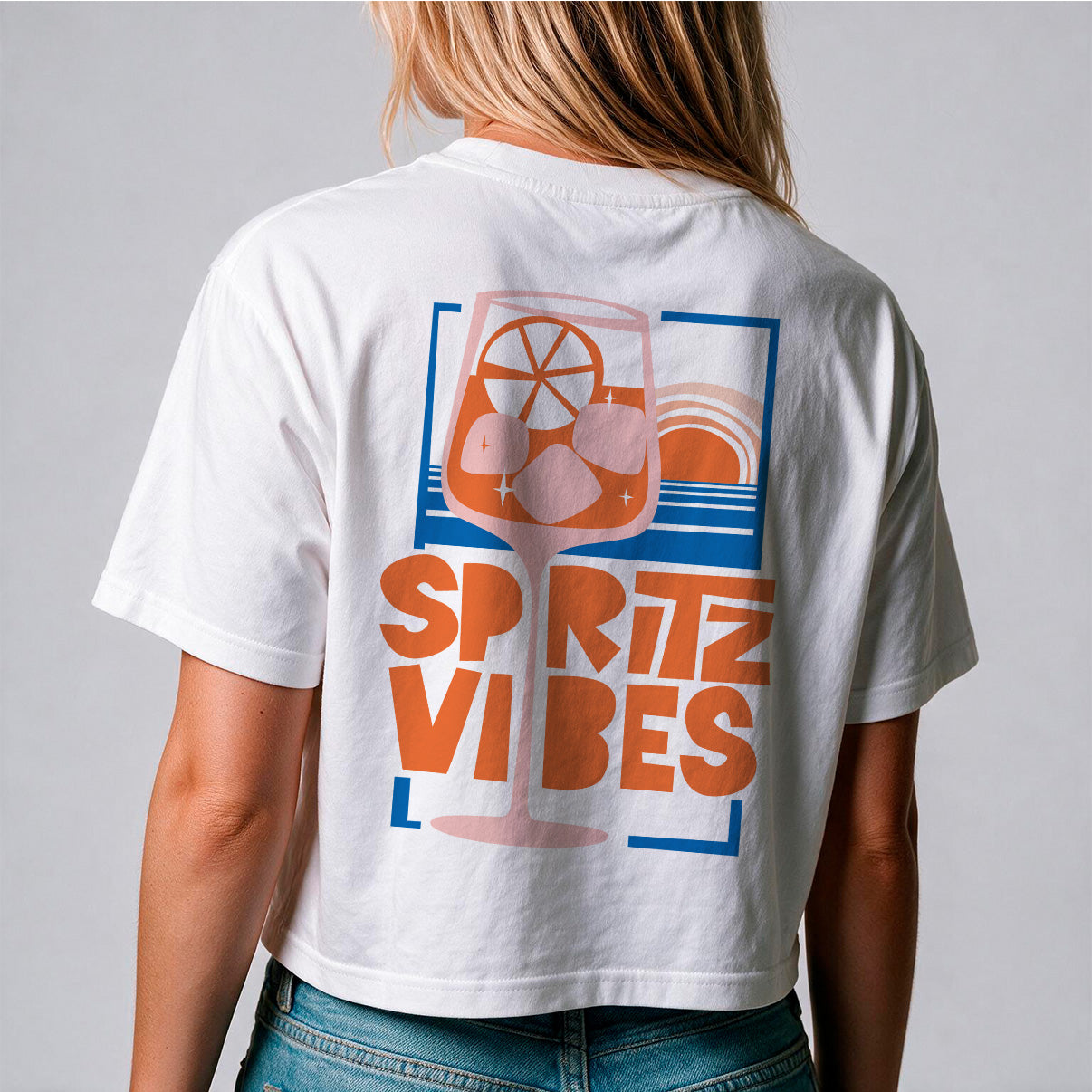 Feel The Spritz Cropped Tee