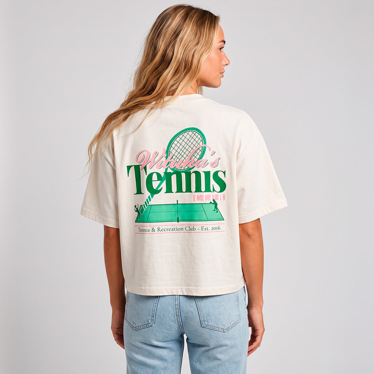 Wituka Tennis Club Cropped Tee