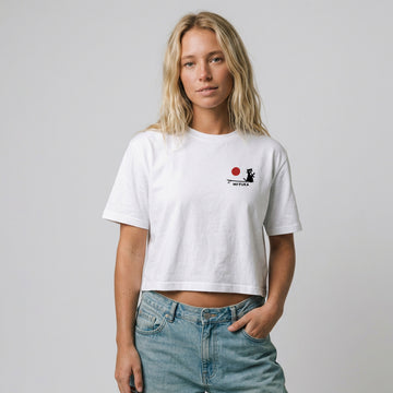 Give Less Fuck Cropped Tee