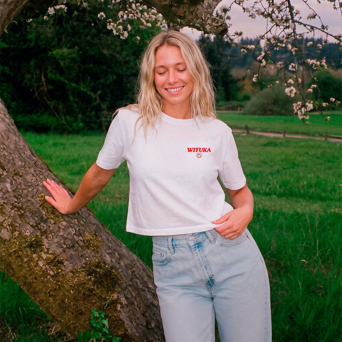 You Deserve A Nice Day Cropped Tee