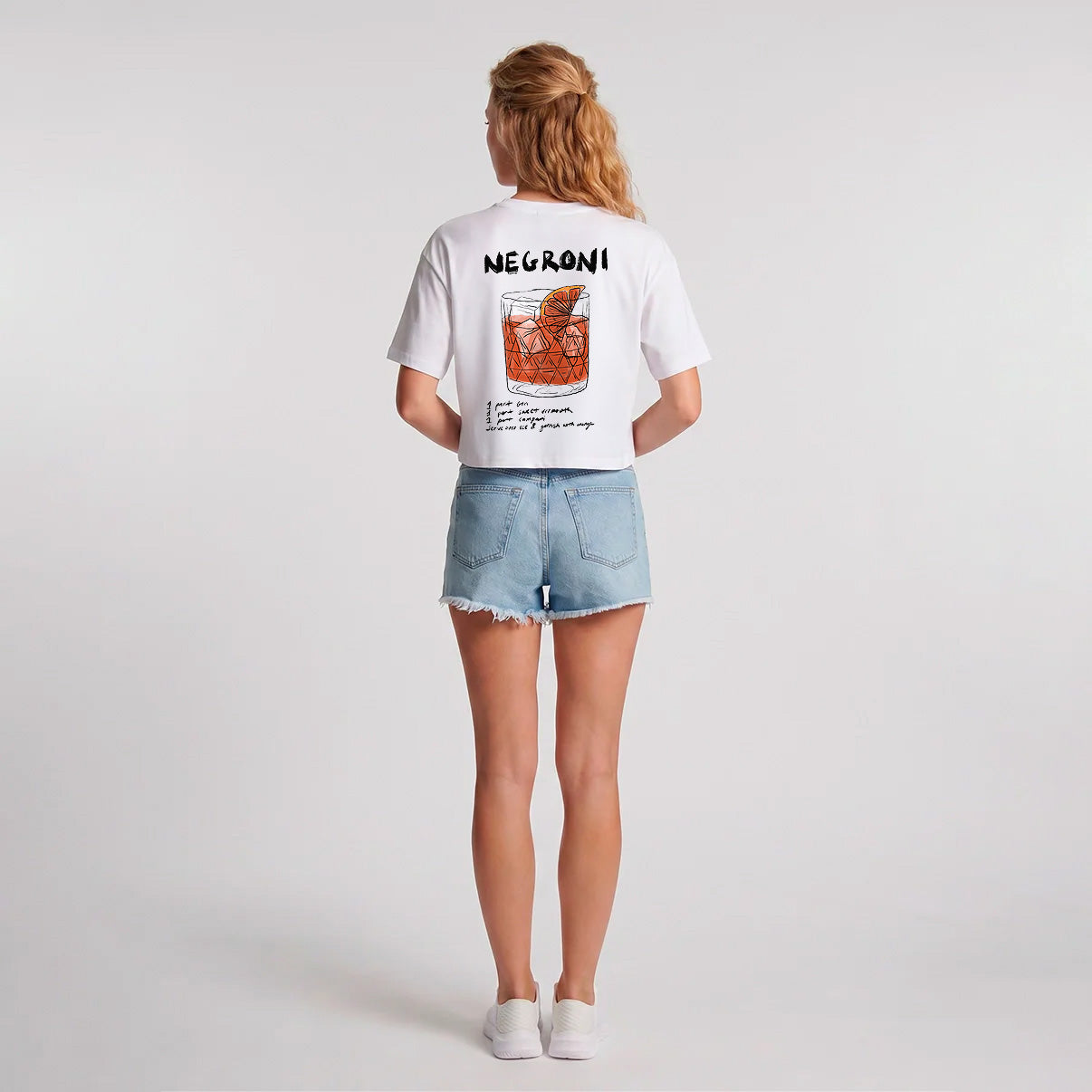 Make A Negroni Cropped Tee