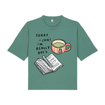 Really Busy Cropped Tee