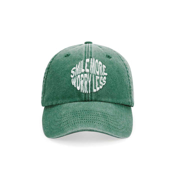 Smile More Worry Less Cap