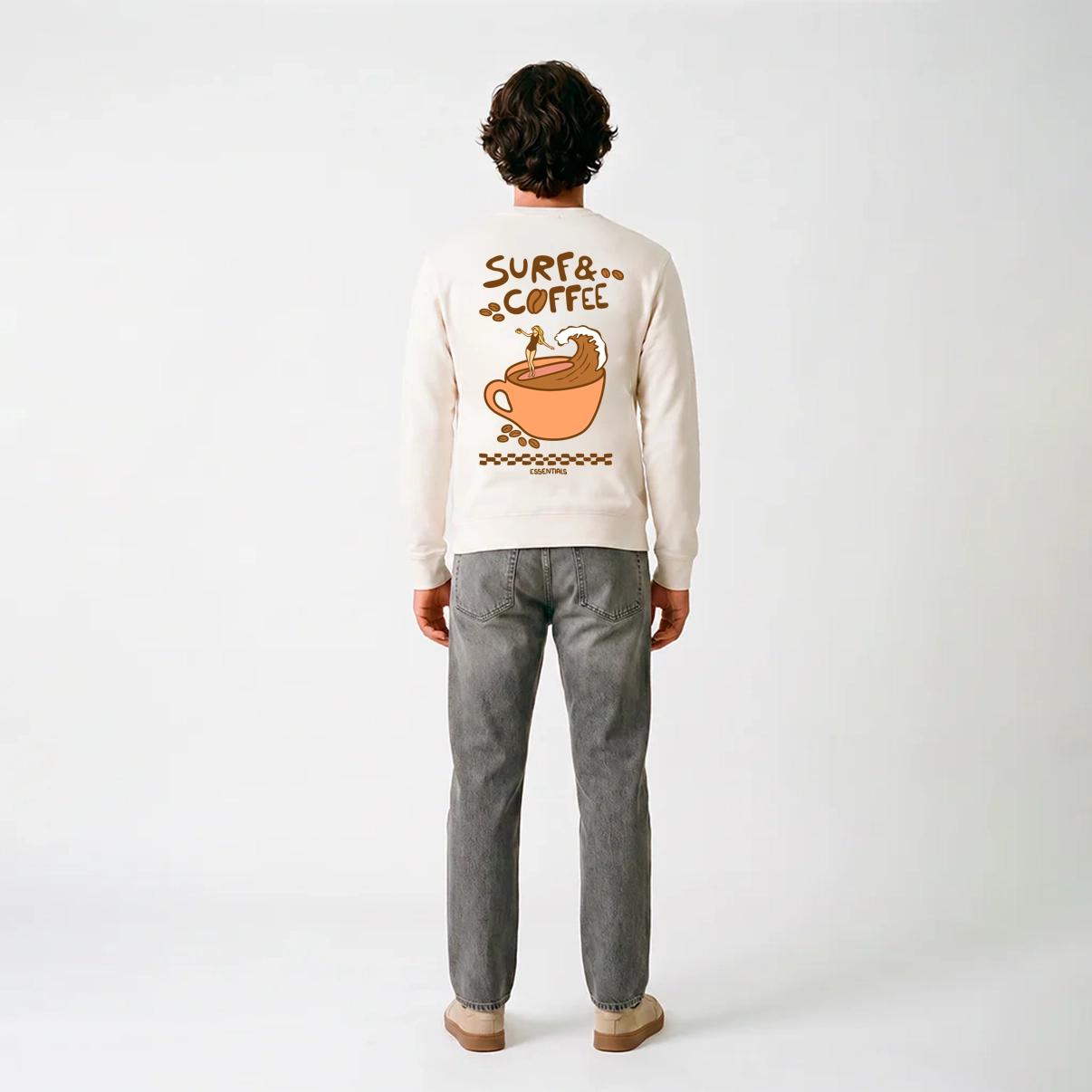 Surf And Coffee Sweatshirt