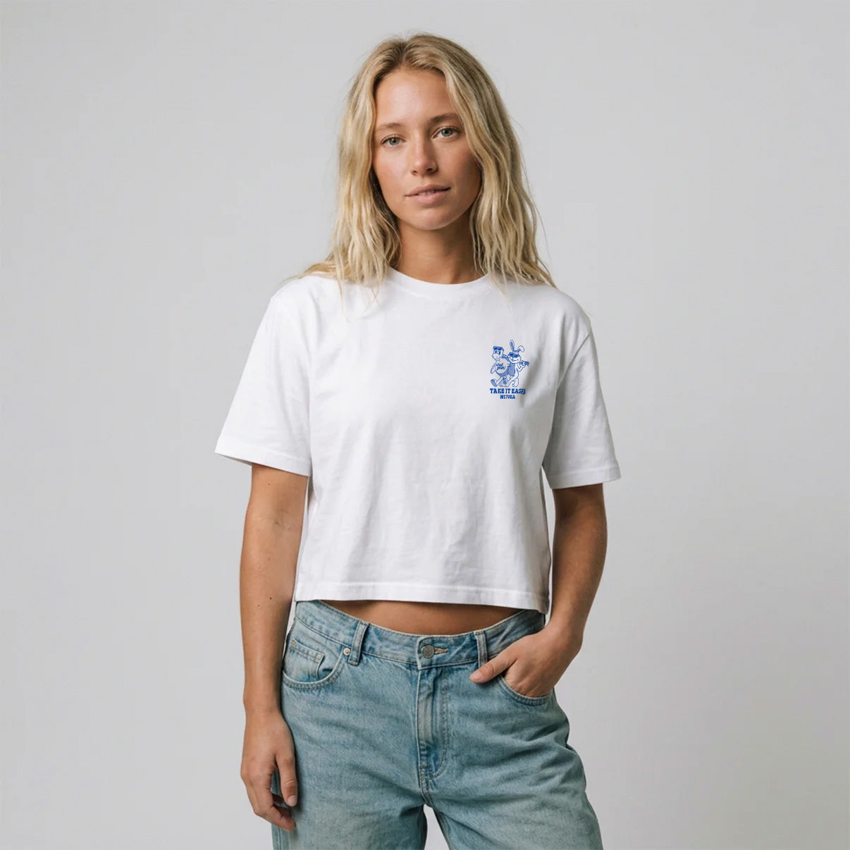 Slow And Steady Cropped Tee