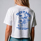 Slow And Steady Cropped Tee