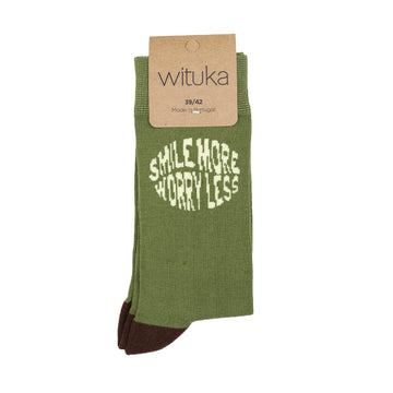 Socks Smile More Worry Less