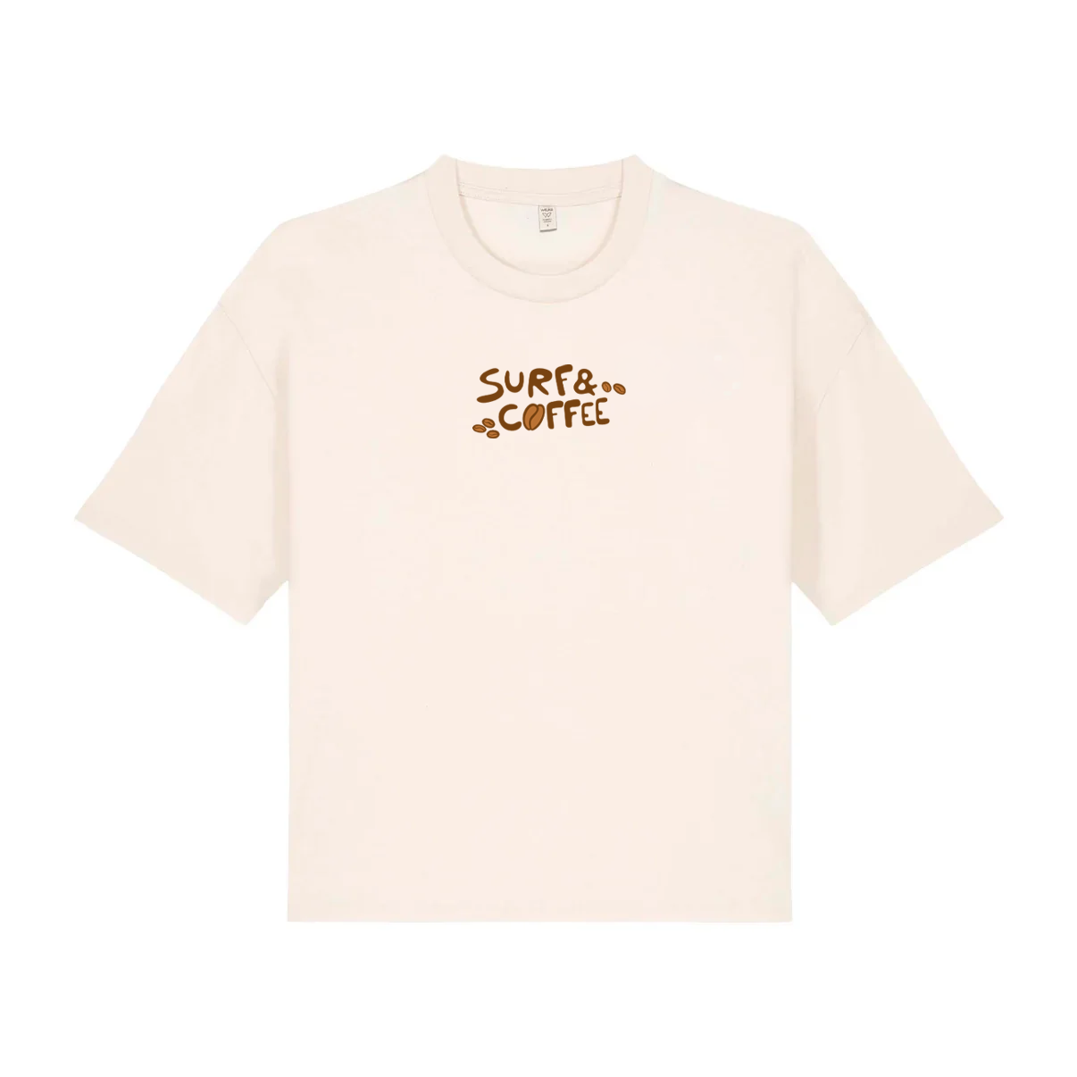 Surf And Coffee Cropped Tee
