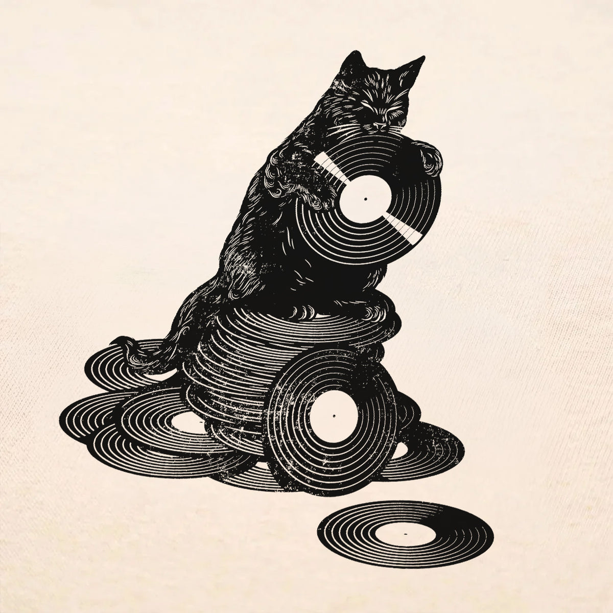 Vinyl Cat Retro