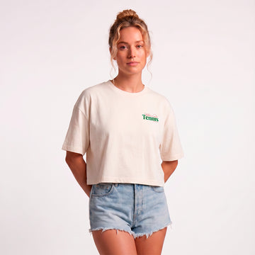Wituka Tennis Club Cropped Tee