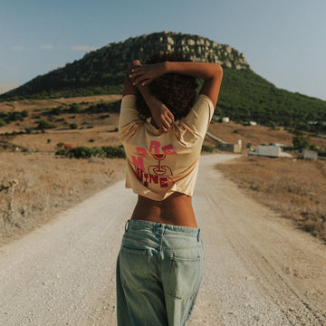 More wine Cropped Tee