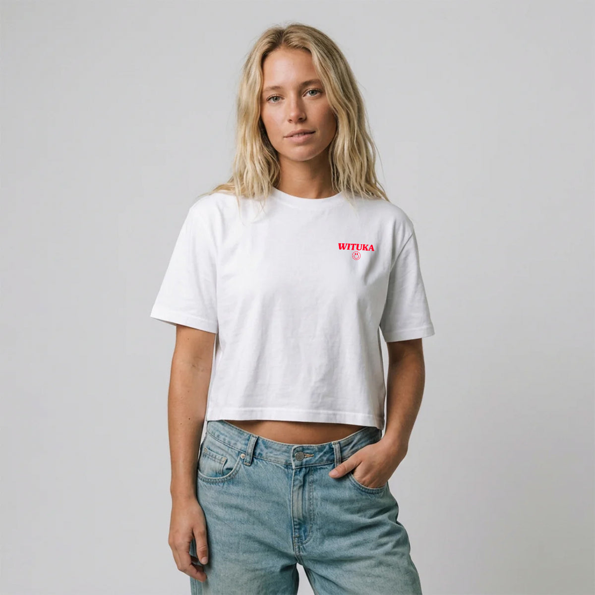 You Deserve A Nice Day Cropped Tee