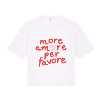More Amore Per Favore Cropped Tee