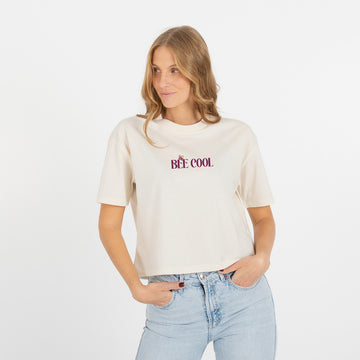 Bee Cool Cropped Tee