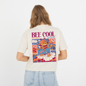Bee Cool Cropped Tee