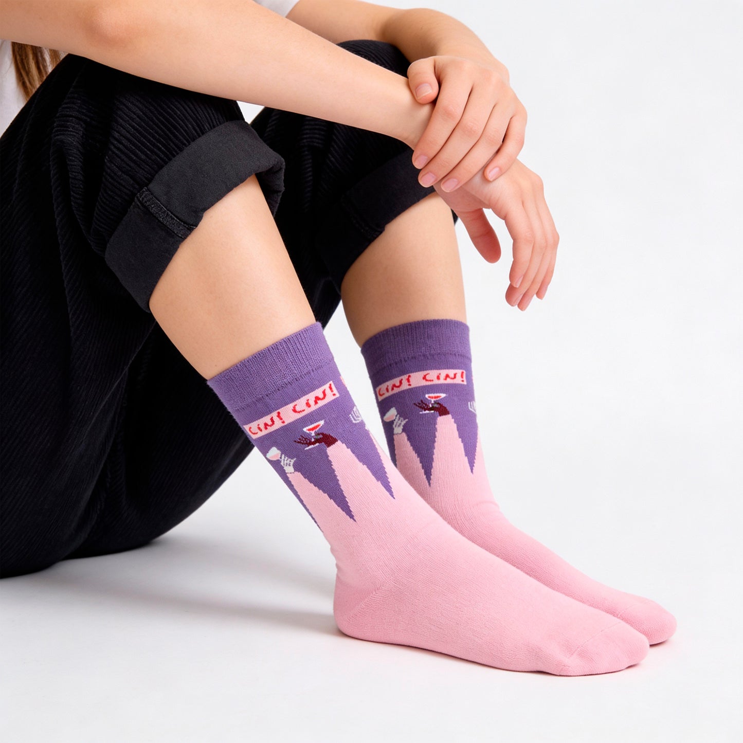 Socks Cin Cin Wine