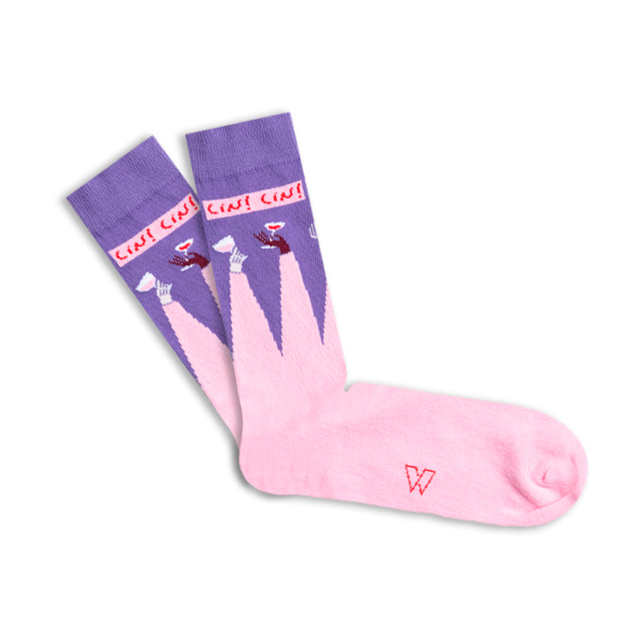 Socks Cin Cin Wine