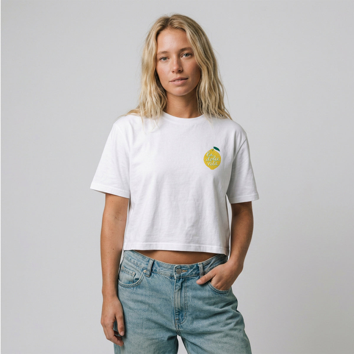 Dolce Vita Cropped Tee