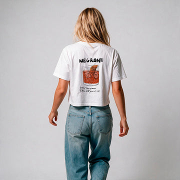 Make A Negroni Cropped Tee