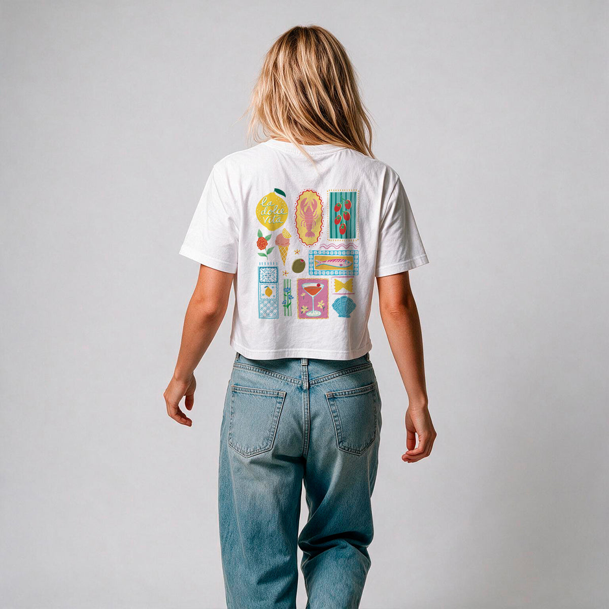Dolce Vita Cropped Tee