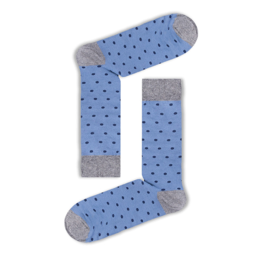 Socks Blue Dots