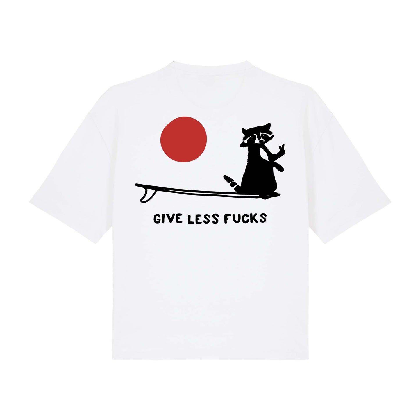 Give Less Fuck Cropped Tee