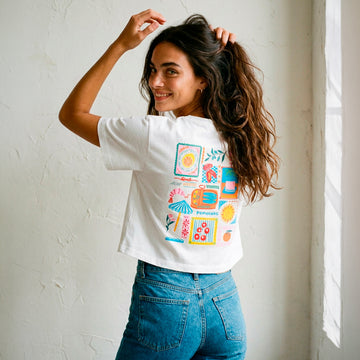 Summer Vibes Cropped Tee