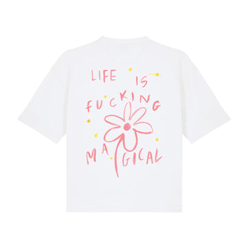 Life is fucking magical Cropped Tee