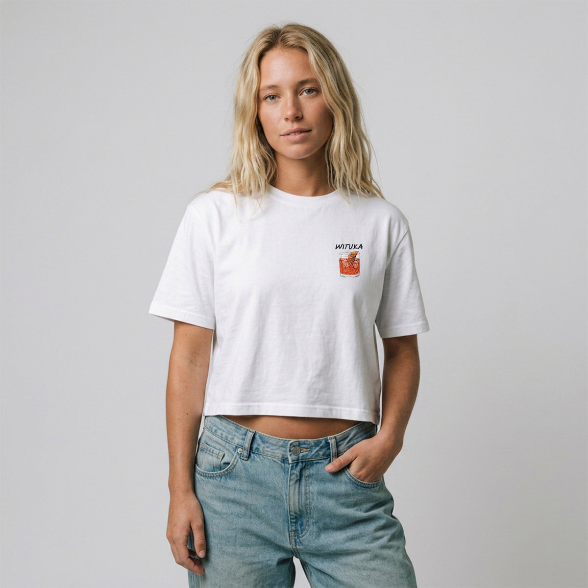 Make A Negroni Cropped Tee