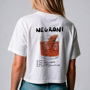 Make A Negroni Cropped Tee