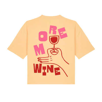 More wine Cropped Tee