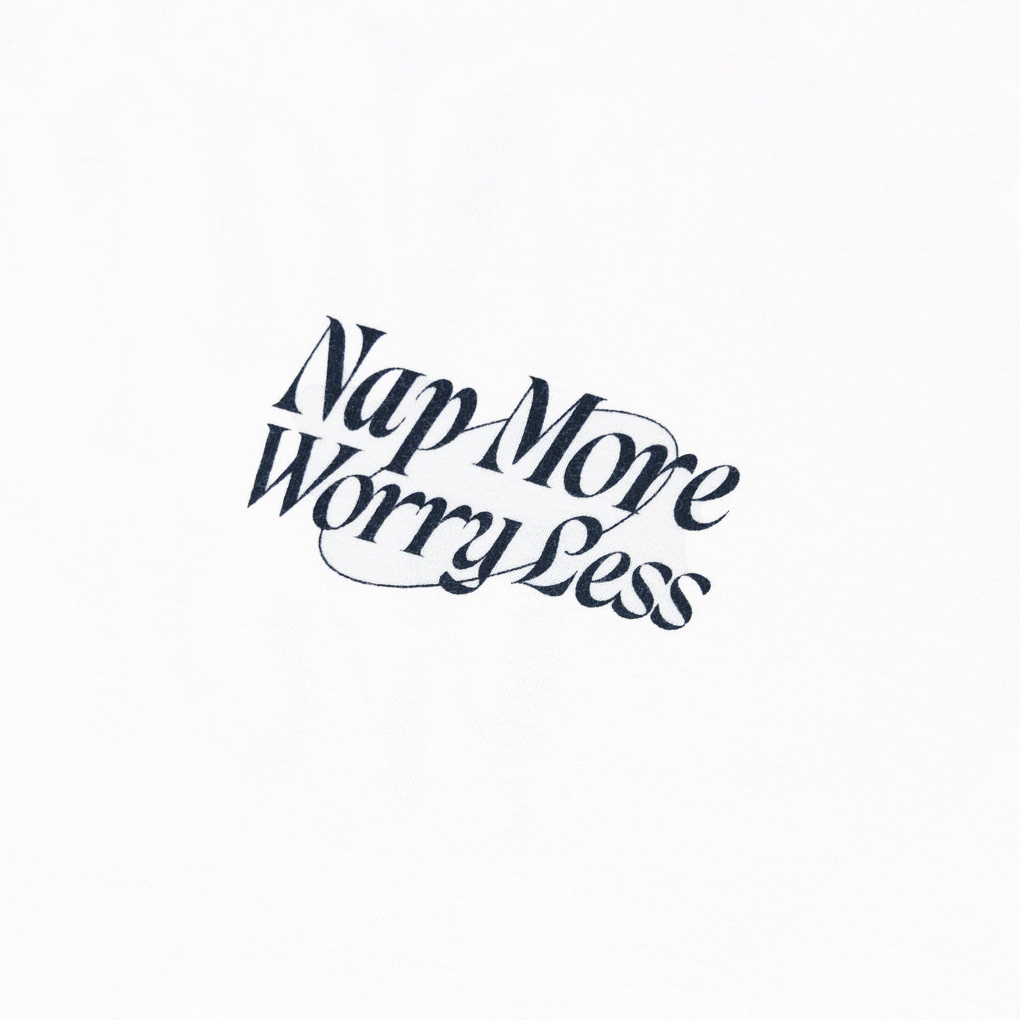 Nap More Worry Less Cropped Tee