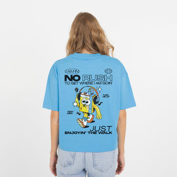 No Rush Cropped Tee