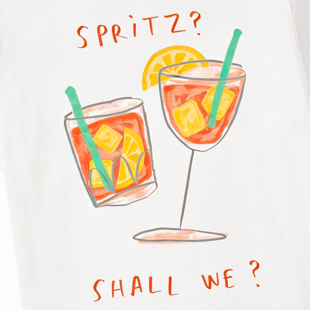 Spritz Shall We Cropped Tee