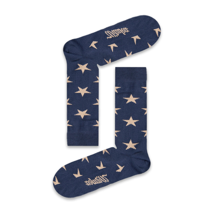 Socks Blue Stars