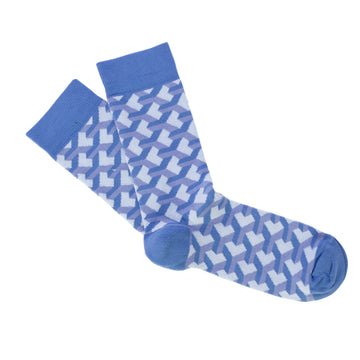 Socks Impossible Figures Blue