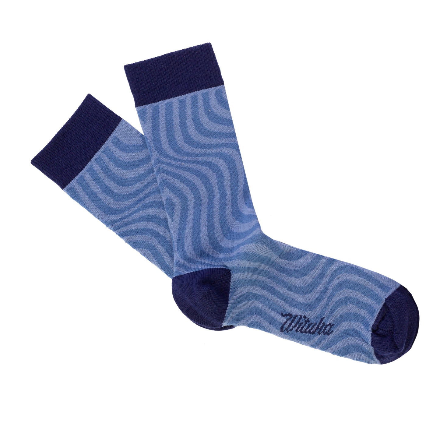 Socks Blue Swirl