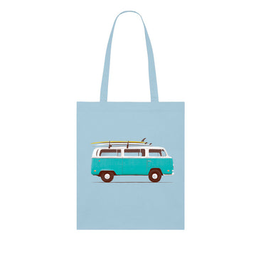 Blue Van - Thin Tote Bag