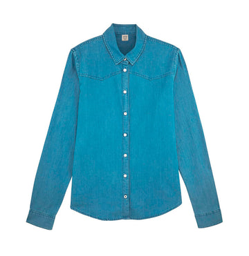 Womens Light Indigo Shirt