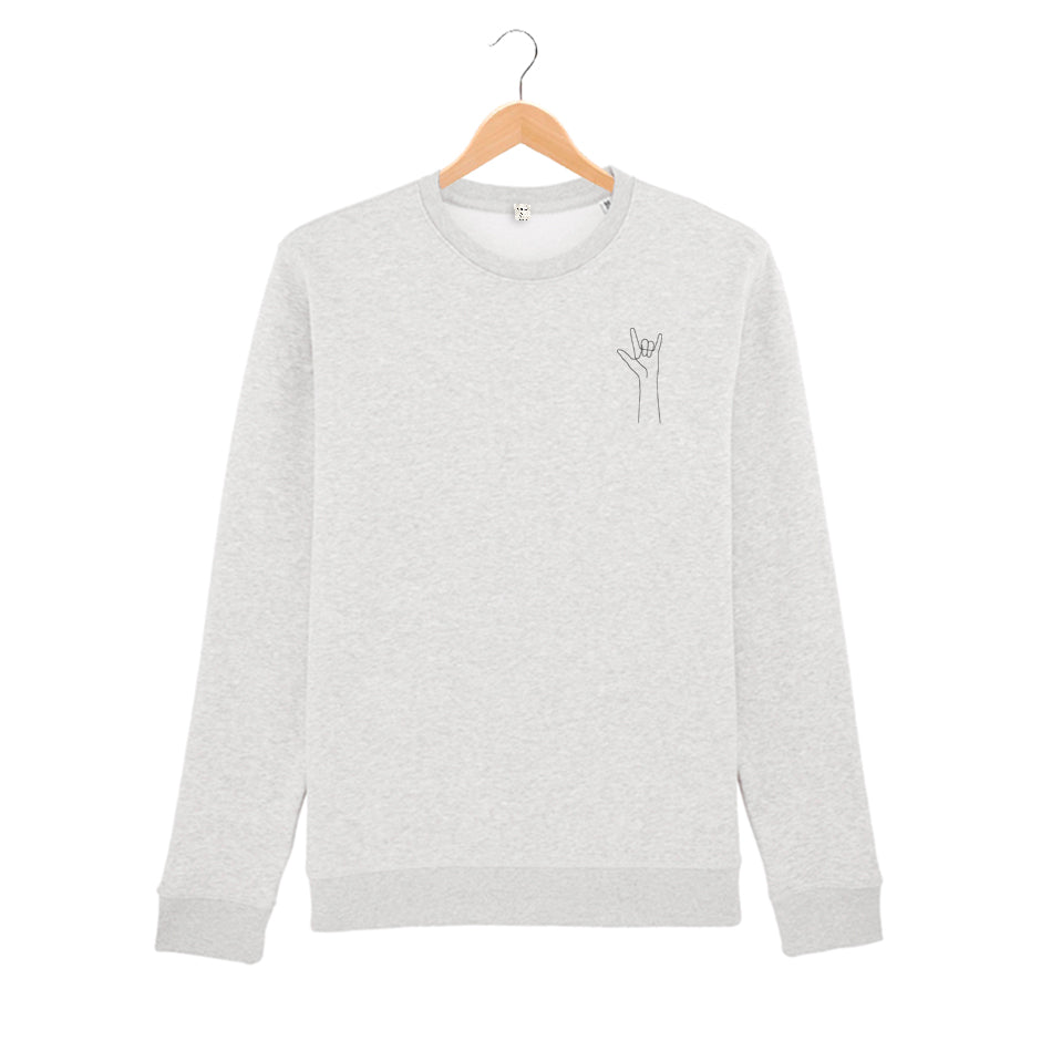 Cream Heather Grey