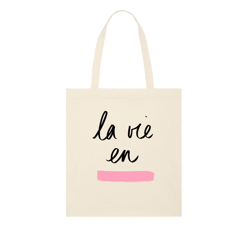 La Vie En Rose - Thin Tote Bag