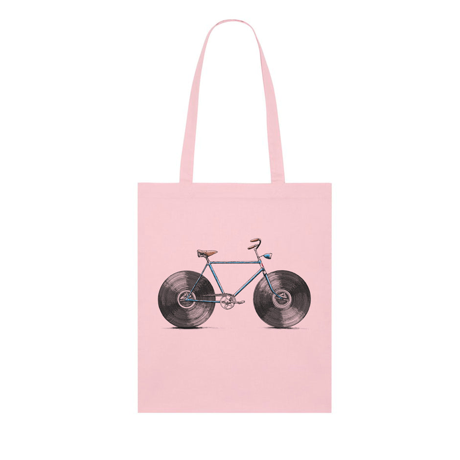Velophone - Thin Tote Bag Cotton Pink