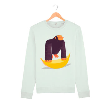 Big Yellow Banana Kids Sweatshirt - Wituka 
