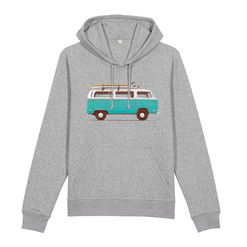 Sudadera Hoodie algodón orgánico - Blue Van