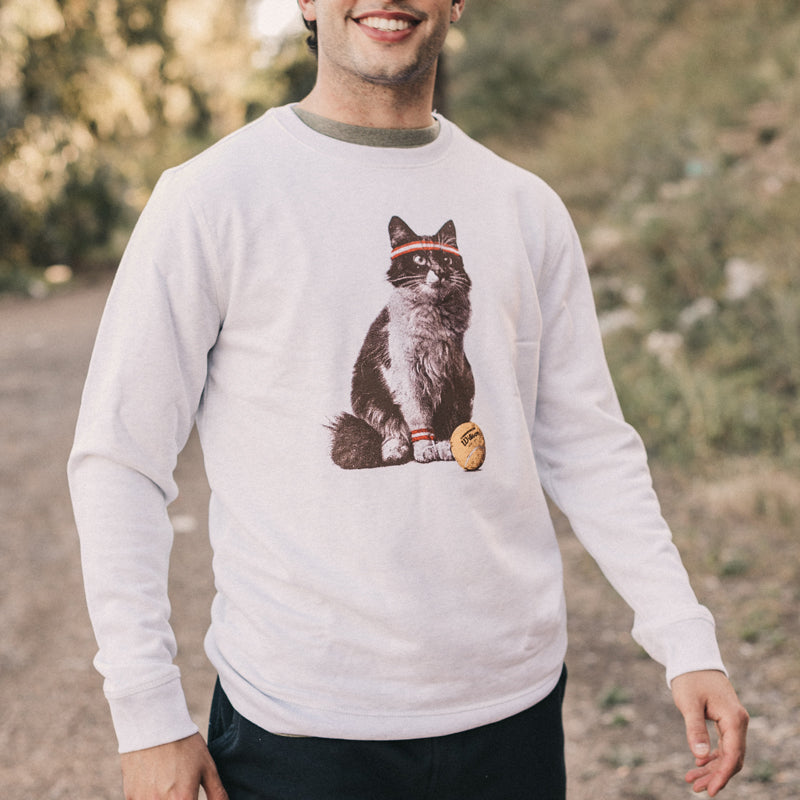 Cat Tennis Sweatshirt